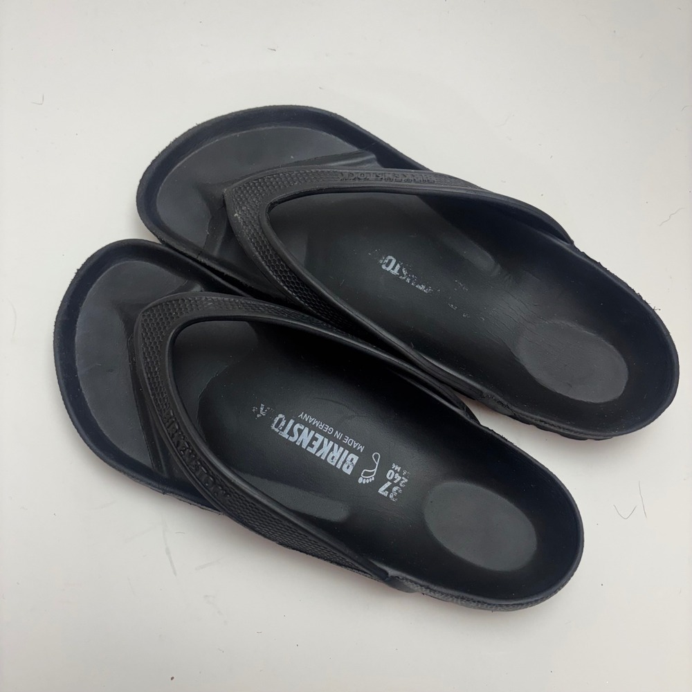 Birkenstock Honolulu EVA Black Thong Sandals EU 37 L6 M4 Waterproof Sporty